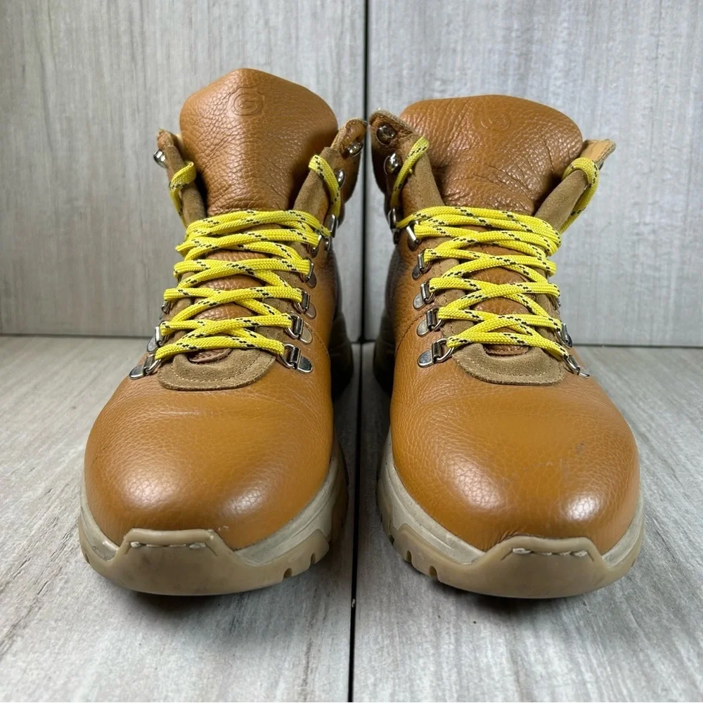 Greats Brooklyn The Park Hiker Lace Up Hiking Brown Leather Boot Men's Size 9